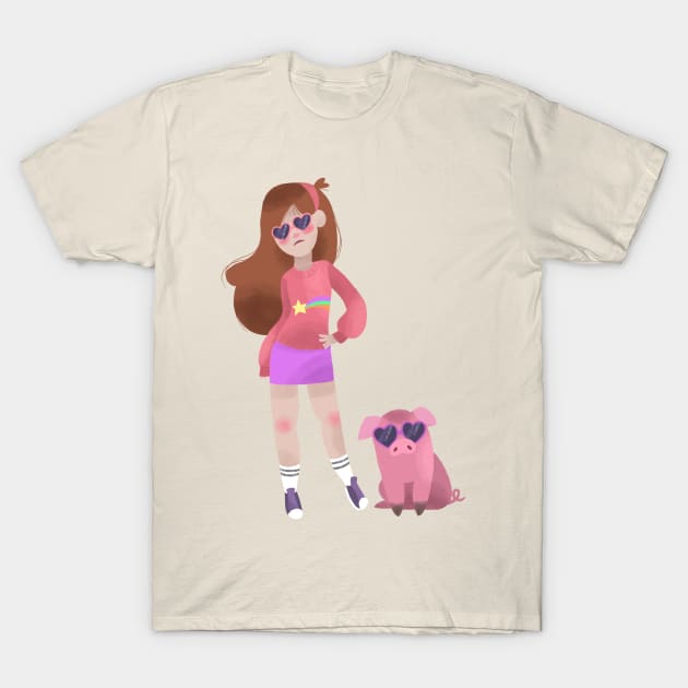 Cool Mabel and Waddles T-Shirt by BubblegumGoat